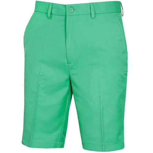 Greg Norman Mens Hybrid Modern Flat Front Pro Golf Shorts  - Jade
