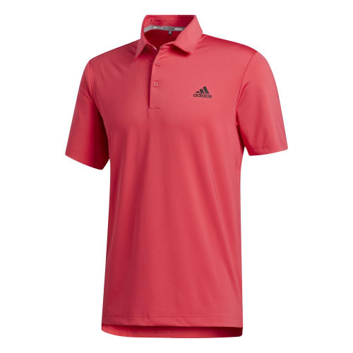 adidas Golf Ultimate 2.0 Solid Mens Polo Shirt (Power Pink)