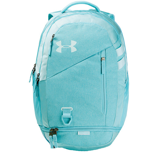 Under Armour Backpack UA Hustle 4.0 School Gym Travel Rucksack Sports Bag (Blue Haze)