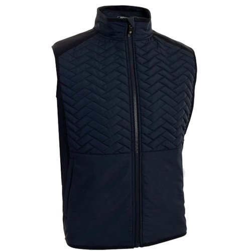ProQuip Mens Gust Therma Quilted Full Zip Golf Gilet