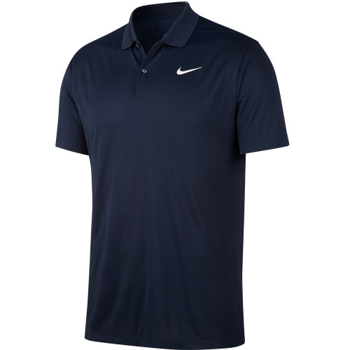 Nike Dry-Fit Victory Solid Golf Polo Shirt (Obsidian)