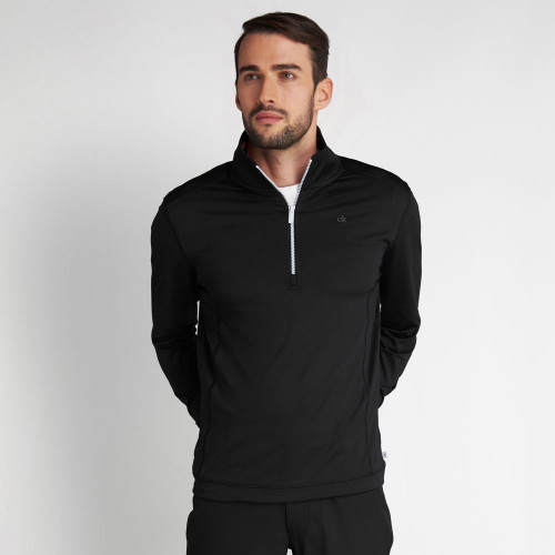 Calvin Klein Mens Orbit Half Zip Golf Pullover  