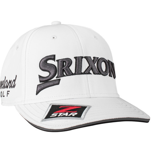 Srixon SRX Tour Staff Golf Baseball Cap  - White/Grey