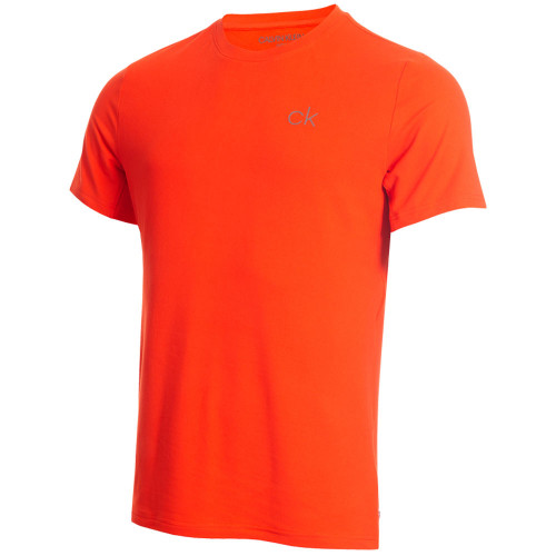 Calvin Klein Mens Newport Golf T-Shirt (Fiery Red)