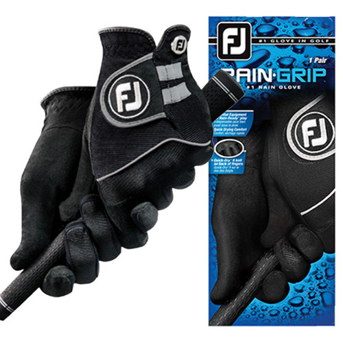 FootJoy Mens Rain Grip Golf Gloves / Pair 