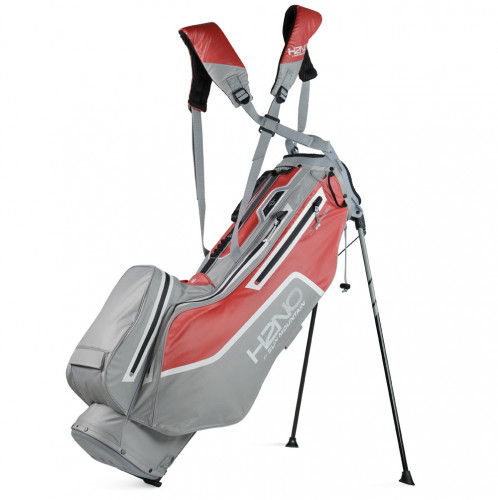 Sun Mountain H2NO Lite Speed Waterproof Stand Golf Bag (Cadet/Bright Red White)
