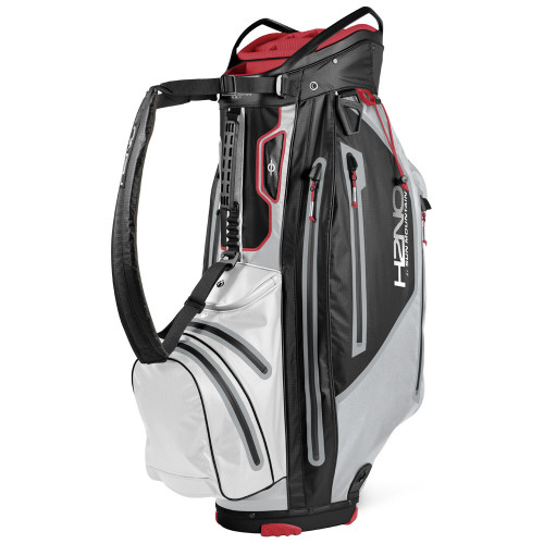 Sun Mountain H2NO Elite Cart Waterproof Golf Bag (Black/Cadet/White/Bright Red)