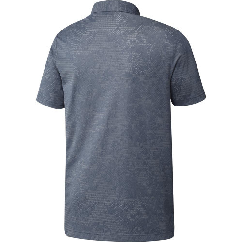 adidas Ultimate365 Camo Mens Golf Polo Shirt  - Crew Navy/Grey Two