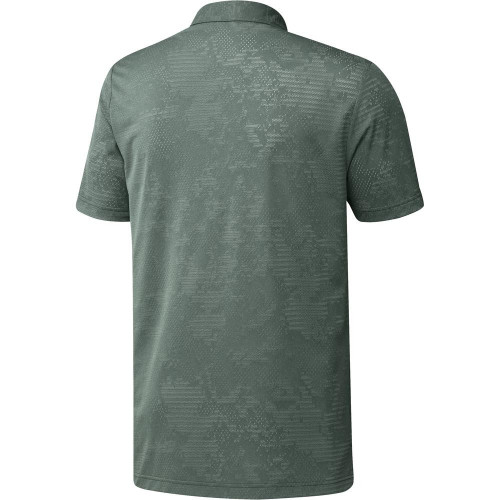 adidas Ultimate365 Camo Mens Golf Polo Shirt  - Green Oxide/Grey Two