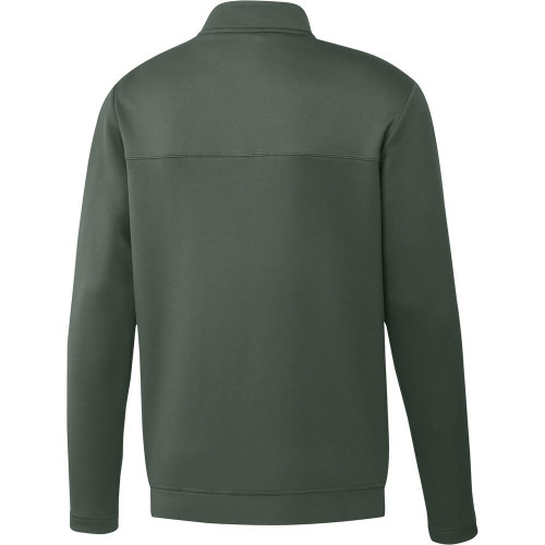 adidas Golf Club 1/4 Zip Mens Pullover  - Green Oxide
