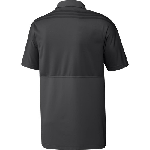 adidas Golf HEAT.RDY 3-Stripe Polo Shirt  - Carbon