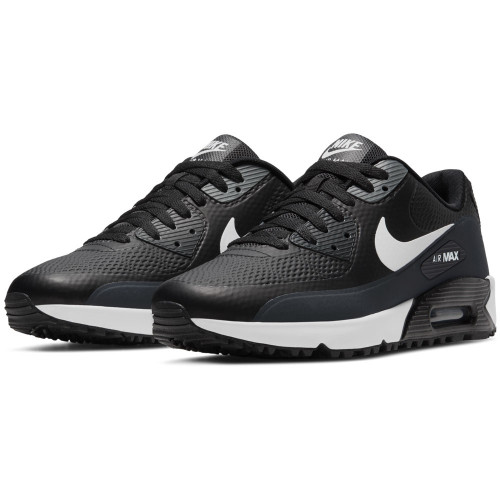Nike Air Max 90 G Spikeless Waterproof Golf Shoes  - Black/White/Anthracite