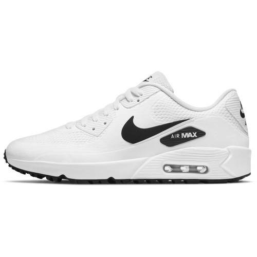 Nike Air Max 90 G Spikeless Waterproof Golf Shoes (White/Black)