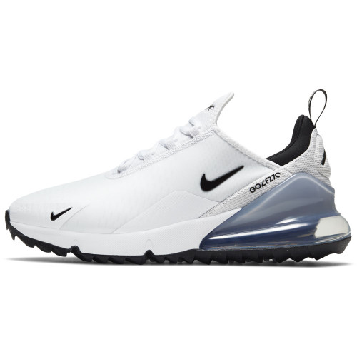 Nike Air Max 270 G Spikeless Waterproof Golf Shoes (White/Pure Platinum/Black)