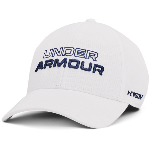 Under Armour Mens UA Jordan Spieth Golf Cap Hat (White/Academy)