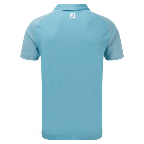 FootJoy Raglan Jacquard Block Mens Golf Polo Shirt reverse