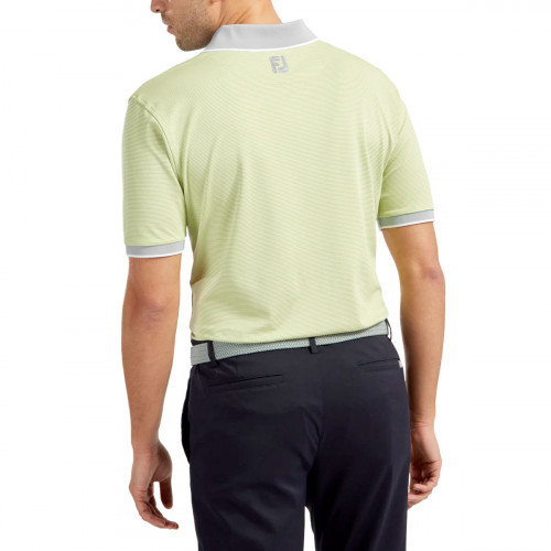 FootJoy Pique Ministripe Mens Golf Polo Shirt 