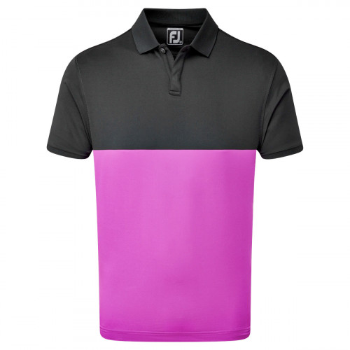 FootJoy Lisle Engineered Block Mens Golf Polo Shirt