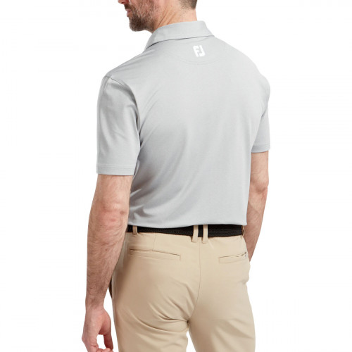 FootJoy Lisle Engineered Chestband Mens Golf Polo Shirt 