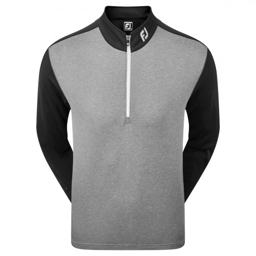 FootJoy Heather Colour Block Chill-Out Mens Golf Pullover