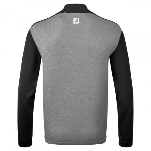 FootJoy Heather Colour Block Chill-Out Mens Golf Pullover reverse