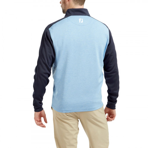 FootJoy Heather Colour Block Chill-Out Mens Golf Pullover 