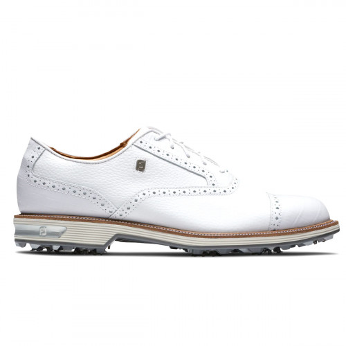 FootJoy DryJoys Premiere Series Tarlow Mens Golf Shoes (White)