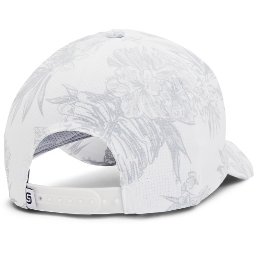 Under Armour Mens UA Jordan Spieth Tour Adjustable Golf Cap Hat  - White/Academy