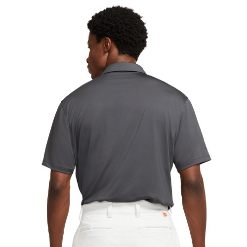 Nike Golf Vapor Stripe Graphic Polo Shirt  - Dark Smoke Grey/Black