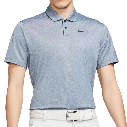 Nike Golf Dry Vapor Textured Polo Shirt  - Obsidian/Black