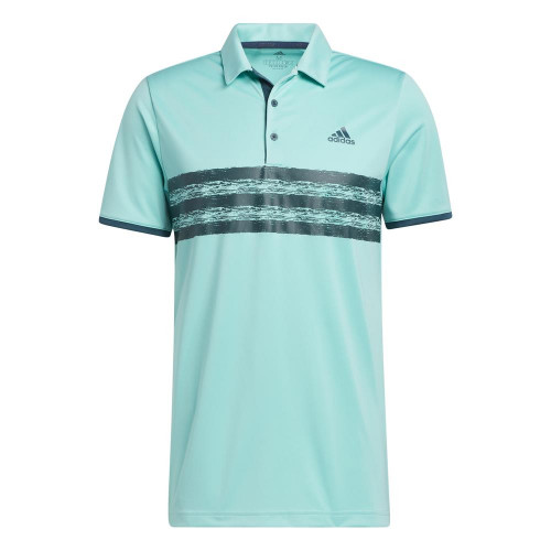 adidas Golf Core Left Chest Mens Polo Shirt (Acid Mint)