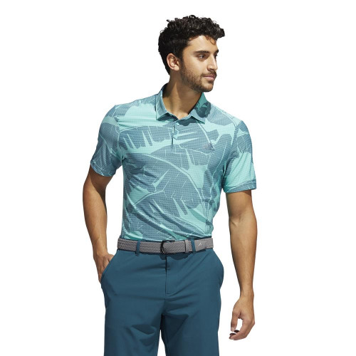 adidas Golf Ultimate365 Vibes Print Polo Shirt 