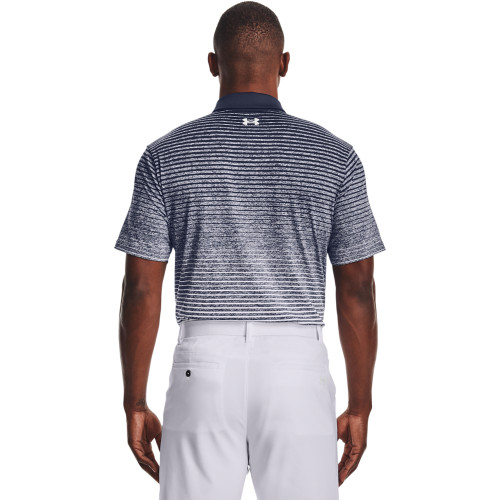 Under Armour Mens Playoff Polo Up and Down Stripe 