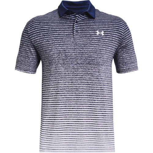 Under Armour Mens Playoff Polo Up and Down Stripe