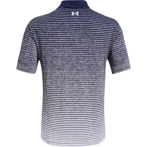Under Armour Mens Playoff Polo Up and Down Stripe reverse