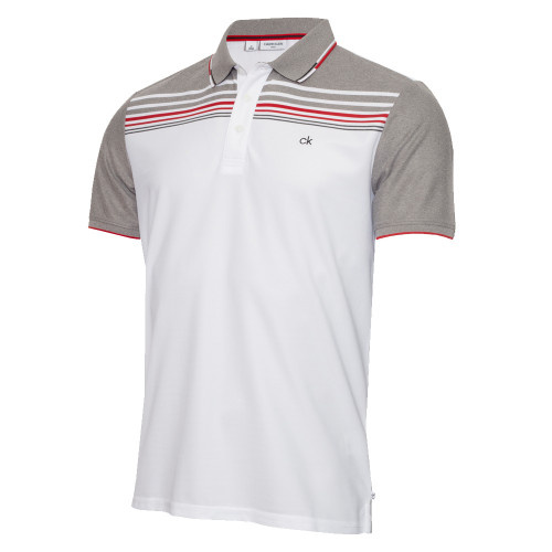 Calvin Klein Mens Nelson Golf Polo Shirt