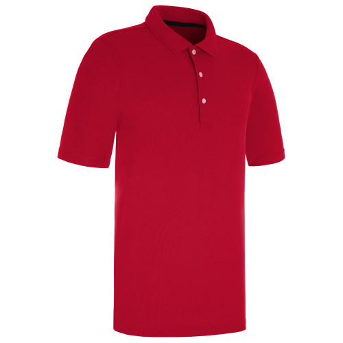 ProQuip Golf Mens Pro Tech Plain Polo Shirt (Crimson Red)