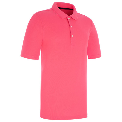 ProQuip Golf Mens Pro Tech Plain Polo Shirt (Fuchsia)
