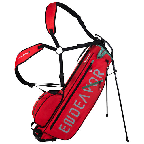 Fastfold Endeavor Golf Stand Carry Bag (Red/Green)