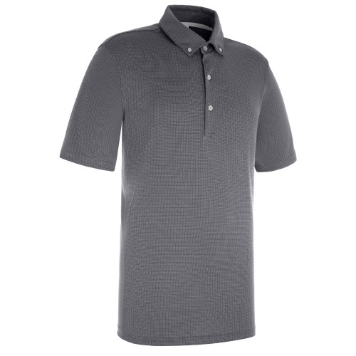 ProQuip Golf Mens Pro Tech Mini Jacquard Polo Shirt