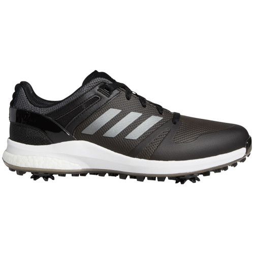 adidas EQT Mens Spiked Golf Shoes (Black/Dark Silver/Grey)