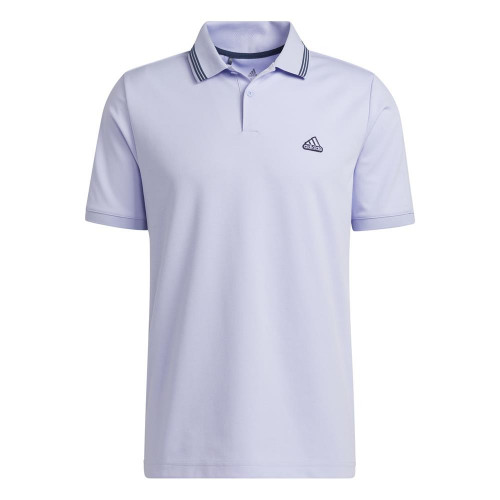 adidas Golf Go-To Pique Primegreen Polo Shirt (Violet Tone)