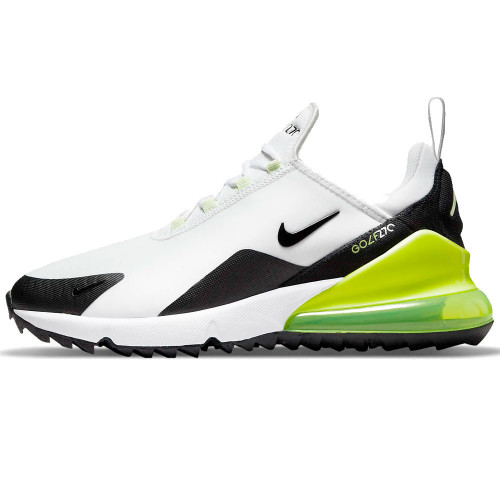 Nike Air Max 270 G Spikeless Waterproof Golf Shoes (White Volt/Barely Volt/Black)