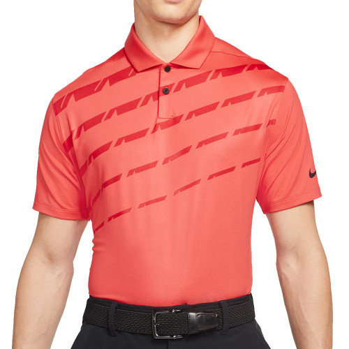 Nike Golf Dri-Fit Vapor Graphic Polo Shirt (Track Red)