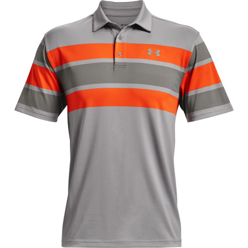 Under Armour Mens Playoff Polo Block Stripe