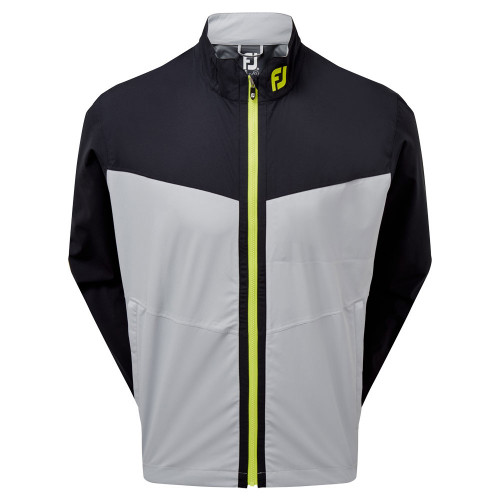 FootJoy Hydrolite Waterproof Golf Jacket (Black/Grey/Lime)