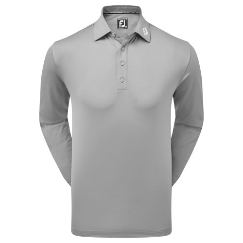 FootJoy Thermolite Long Sleeved Smooth Pique Polo Shirt