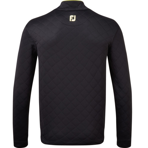 FootJoy Diamond Quilted Chill Out Extreme Golf Pullover  - Black