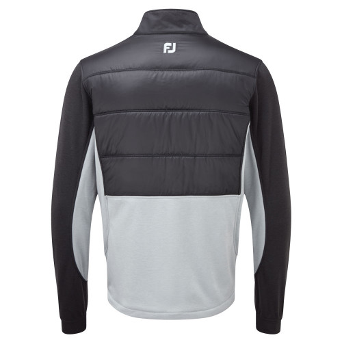 FootJoy Mens Hybrid Insulated Padded Jacket  - Black/Grey