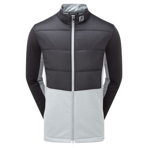 FootJoy Mens Hybrid Insulated Padded Jacket (Black/Grey)
